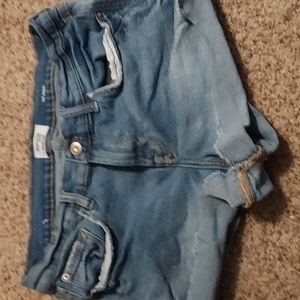 Denim shorts
